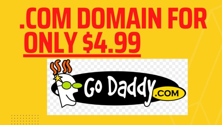 How to get your $3.17 .com Without a GoDaddy Domain Promo Code