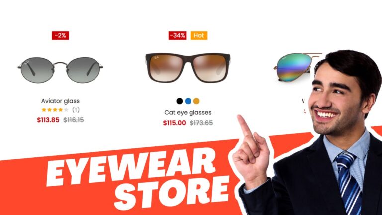 How To Create An Eyewear/Glasses Store Online The Affordable Way