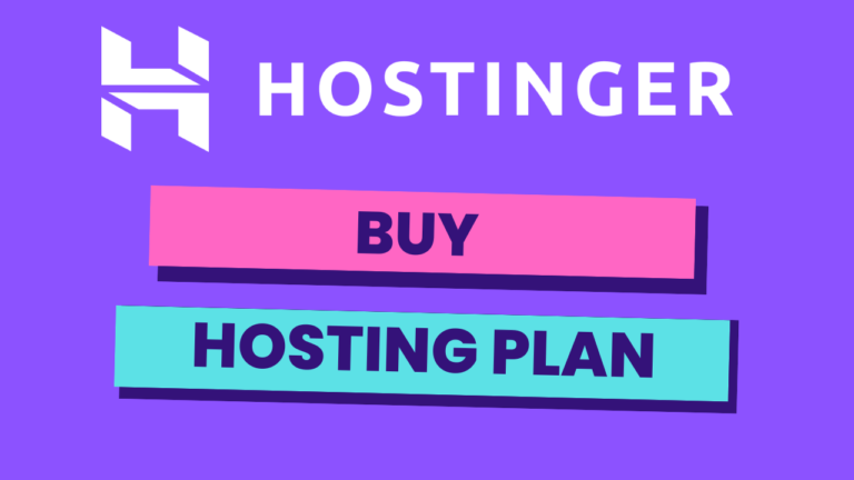How To Buy Hosting From Hostinger