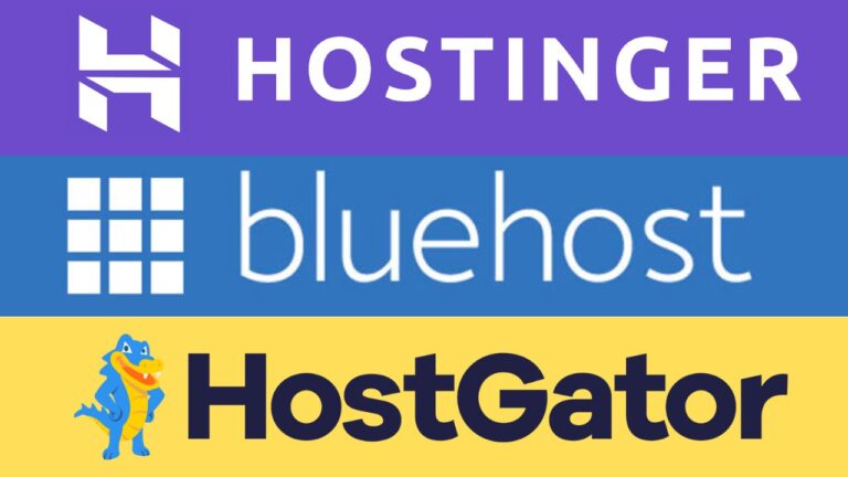 Hostinger vs Bluehost vs HostGator – Which is Right for You?