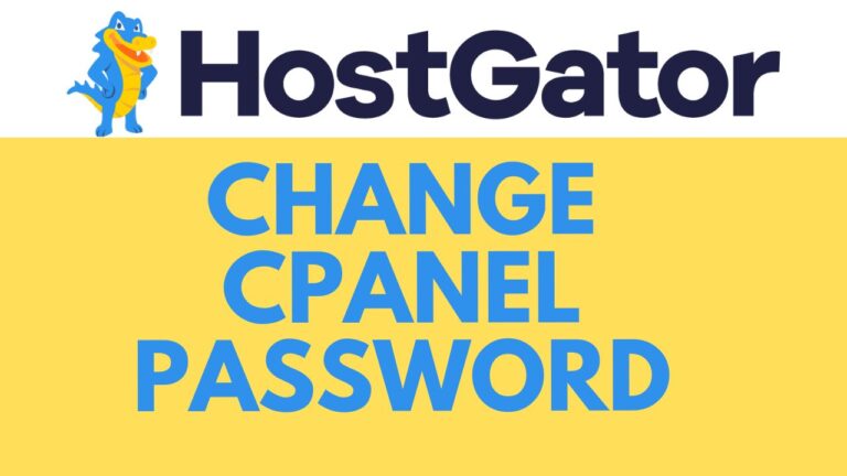 How to Change cPanel Password in HostGator: Step-by-Step Guide