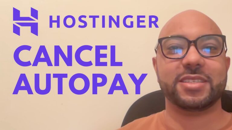 How to Cancel Hostinger AutoPay