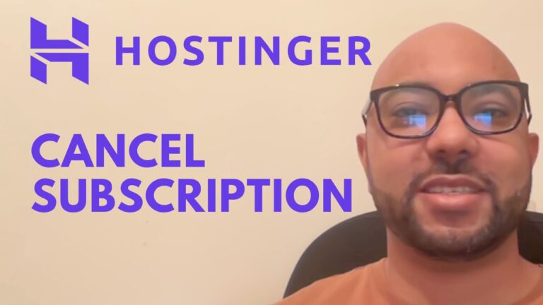 How to Cancel Your Hostinger Subscription