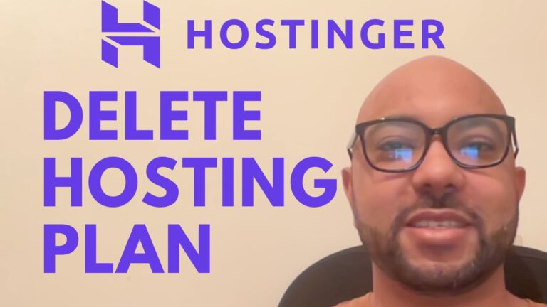 How to Delete a Website Hostinger Hosting Plan