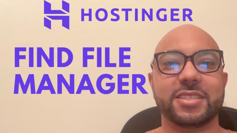 How to Find File Manager in Hostinger