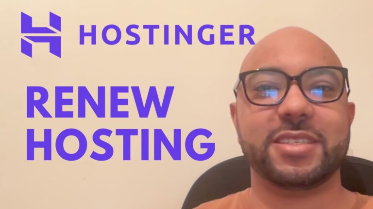 How to Renew Hosting in Hostinger