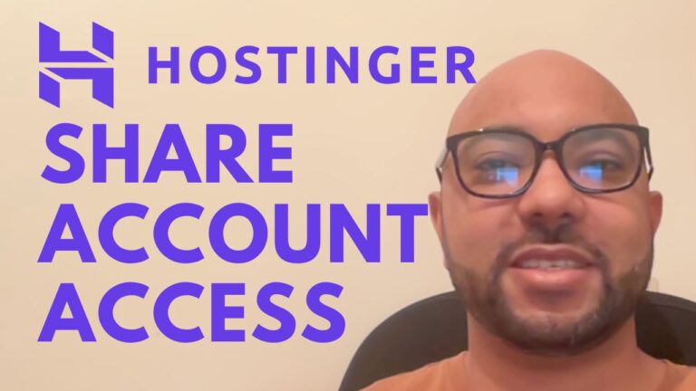 How to Share Hostinger Account Access