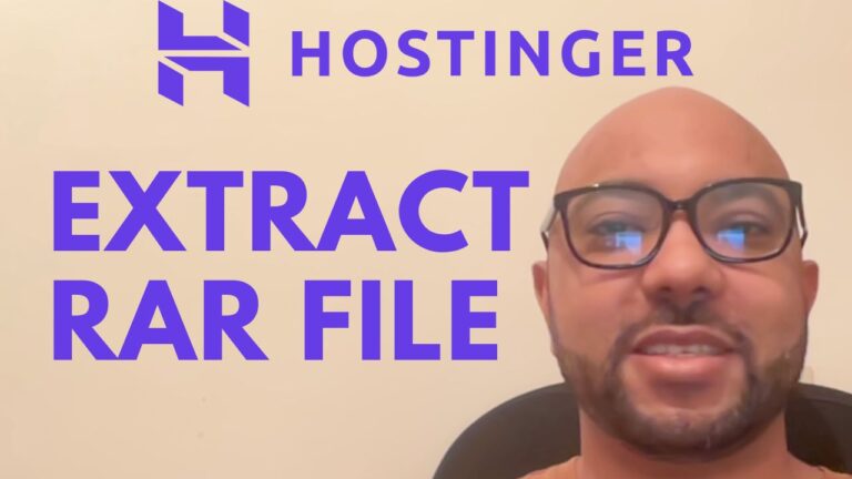 How to Extract RAR Files in Hostinger