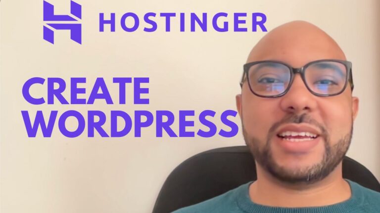 How to Create a WordPress Website with Hostinger