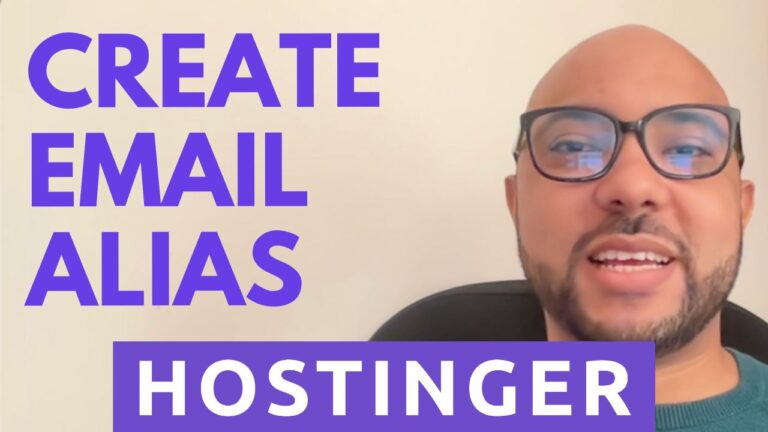 How to Create an Email Alias in Hostinger