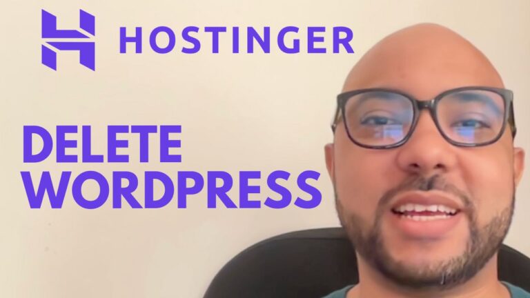 How to Delete WordPress Website from Hostinger