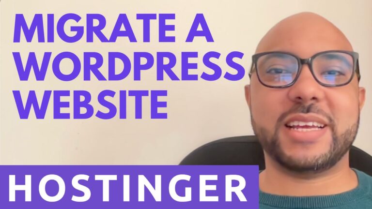 How to Migrate a WordPress Website to Hostinger Manually