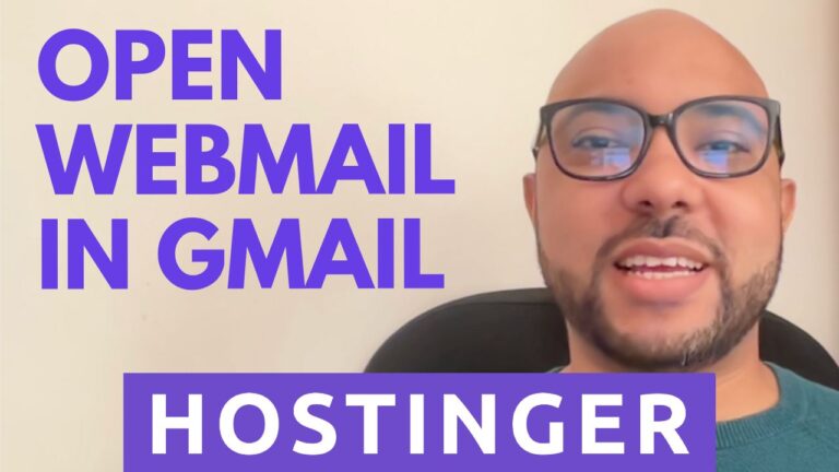 How to Open Hostinger Webmail in Gmail