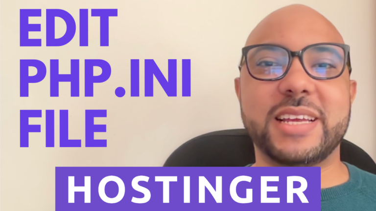 How to Edit php.ini File in Hostinger