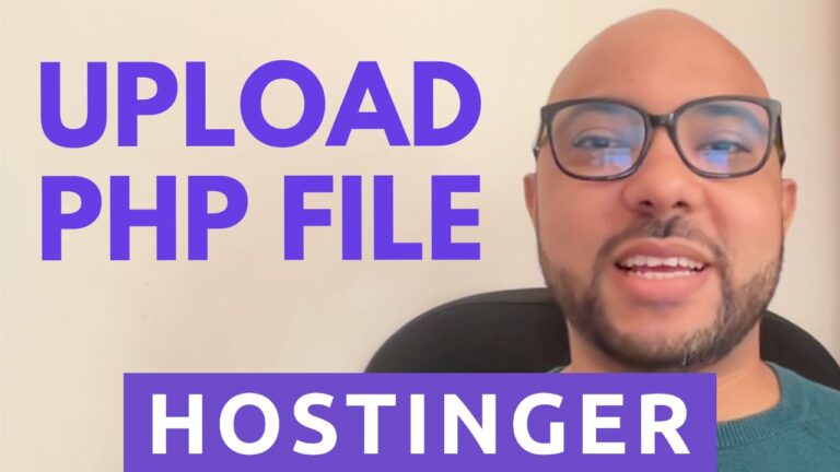 How to Upload a PHP File in Hostinger