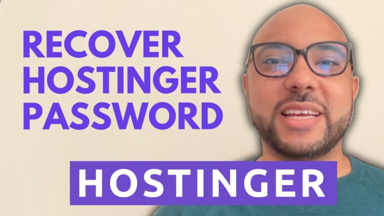 Forget your Hostinger Password? Here’s How to Reset It