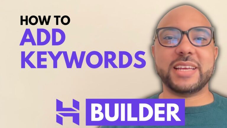 Hostinger Website Builder SEO: How to Add Keywords