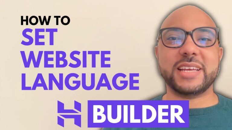 How to Set Your Website Language in Hostinger Website Builder