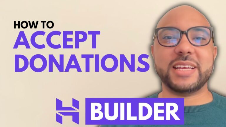 How to Accept Donations Using Hostinger Website Builder