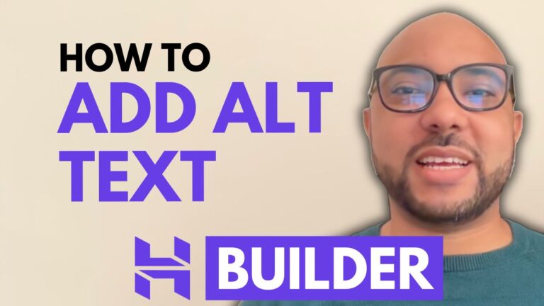 How to Add Alt Text in Hostinger Website Builder
