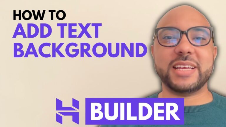 How to Add Text Background in Hostinger Website Builder