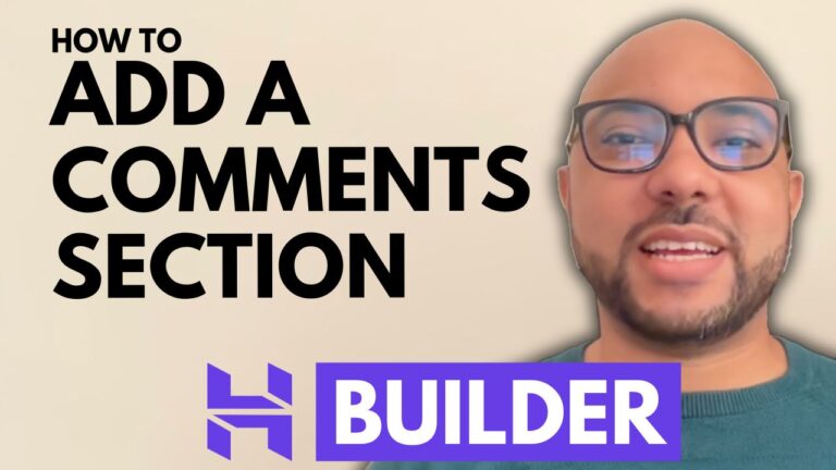 How to Add a Comments Section in Hostinger Website Builder