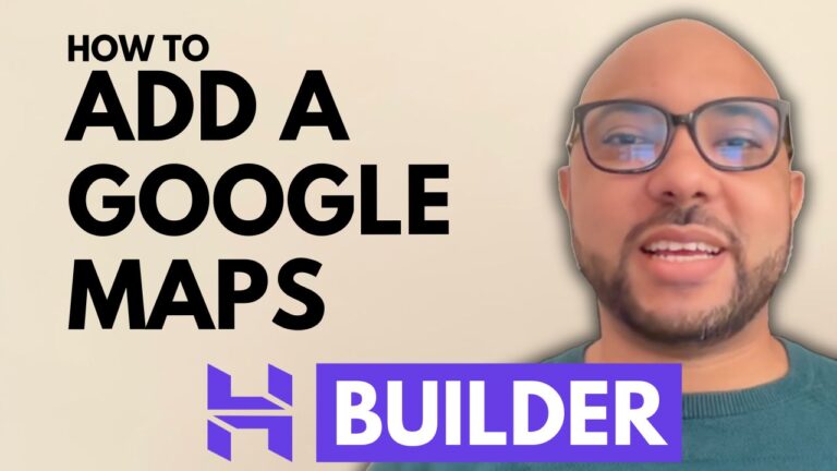 How to Add a Google Map in Hostinger Website Builder