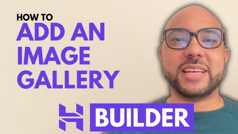 How to Add an Image Gallery in Hostinger Website Builder