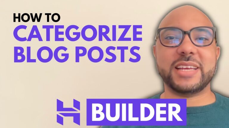 How to Categorize Blog Posts in Hostinger Website Builder