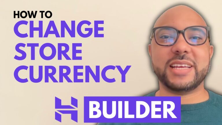 How to Change Your Online Store Currency in Hostinger Website Builder