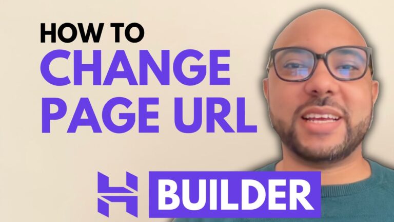 How to Change the Page URL in Hostinger Website Builder