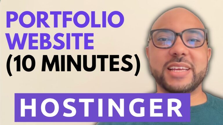 How to Create a Portfolio Website in Under 10 Minutes