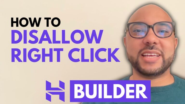 How to Disallow the Right Click and Selecting Text in Hostinger Website Builder