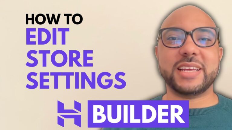 How to Edit Your Store Name and Regional Settings in Hostinger Website Builder