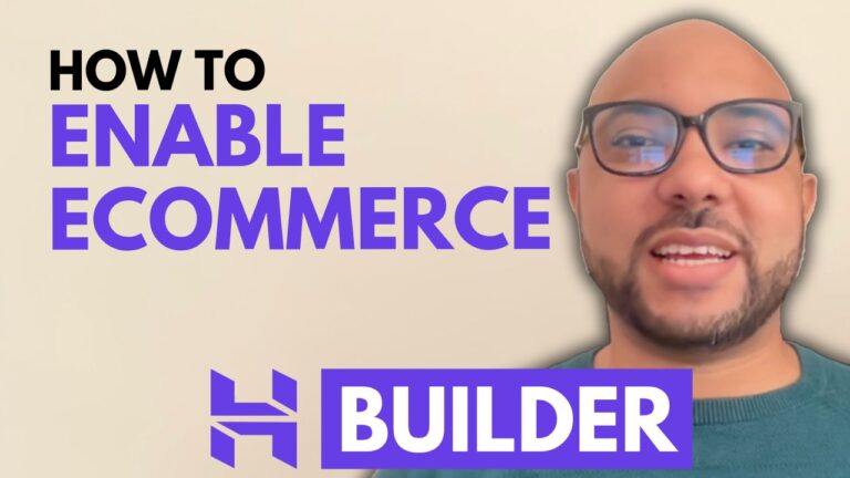 How to Enable Ecommerce Feature in Hostinger Website Builder