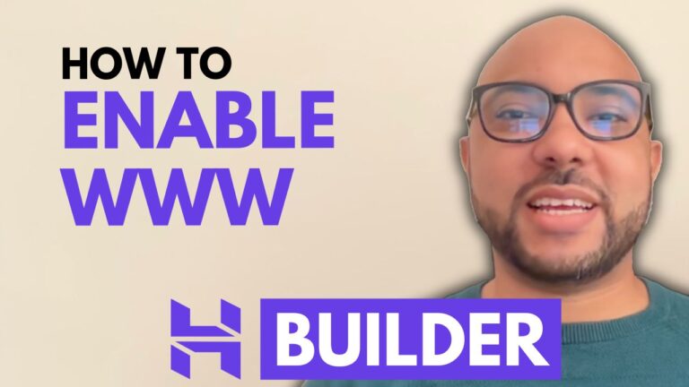 How to Enable or Disable the www Prefix in Hostinger Website Builder