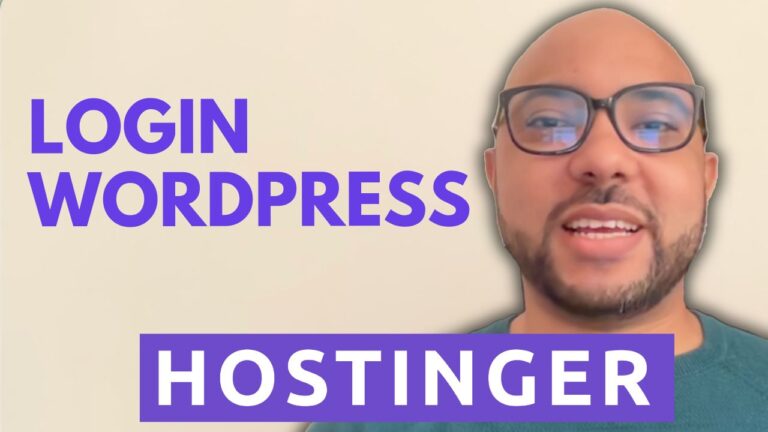 How to Login to WordPress in Hostinger