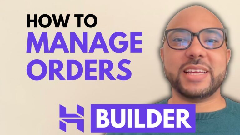 How to Manage Orders in Hostinger Website Builder