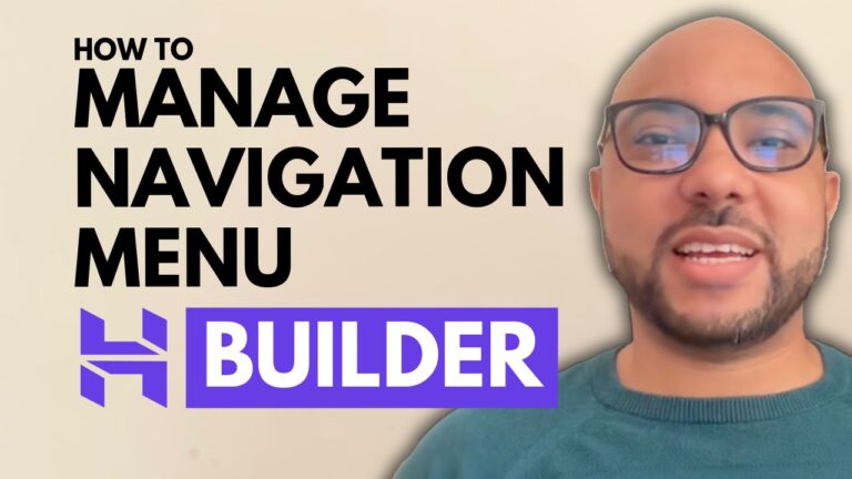 How to Manage the Navigation Menu in Hostinger Website Builder