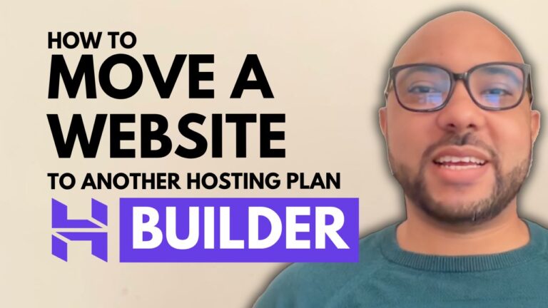 How to Move a Hostinger Builder Website to Another Hosting Plan