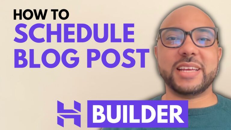 How to Schedule a Blog Post in Hostinger Website Builder