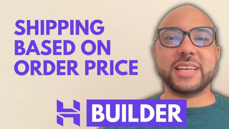 How to Set Up Shipping Based on Order Price or Weight in Hostinger Website Builder