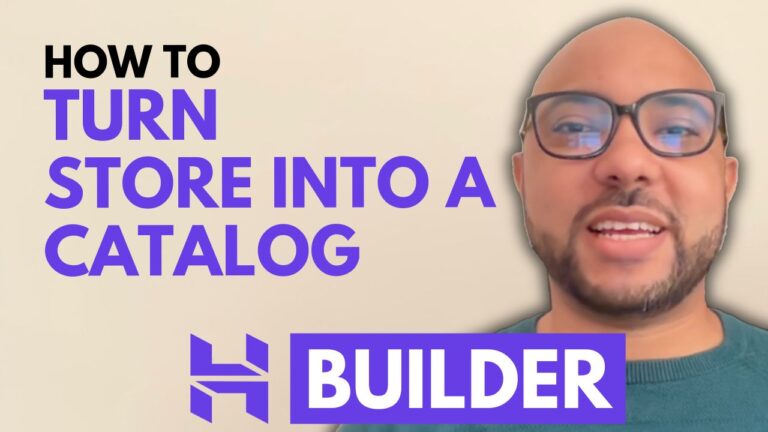 How to Turn an Online Store into a Catalog with Hostinger Website Builder