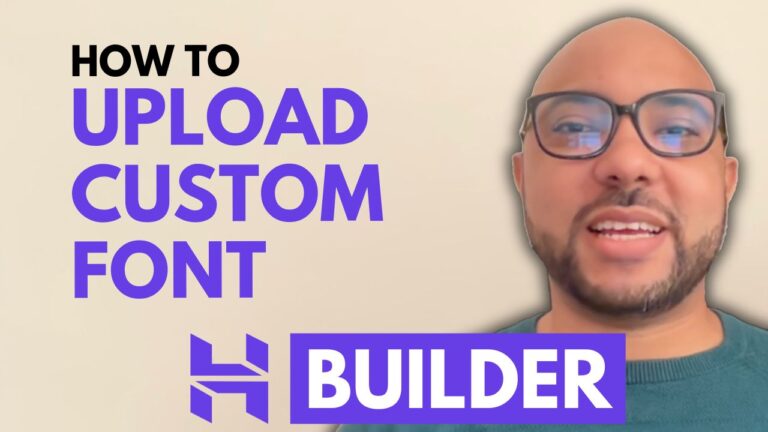 How to Upload a Custom Font in Hostinger Website Builder