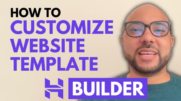 How to Customize a Website Template in Hostinger Website Builder