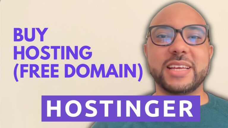 How to Buy Hostinger Hosting with Free Domain