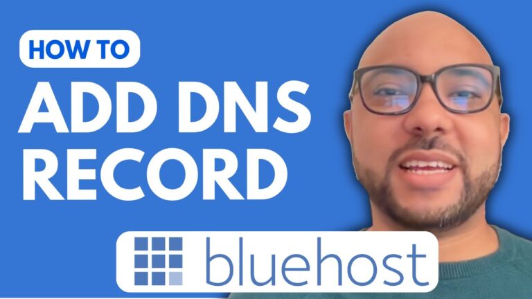 How to Add DNS Record in Bluehost