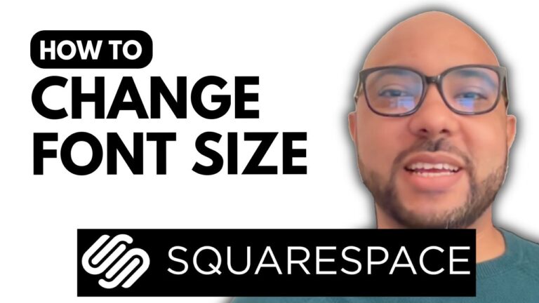 How to Change Font Size in Squarespace