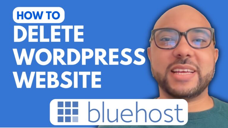 How to Delete WordPress Website from Bluehost