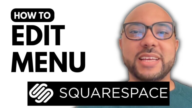 How to Edit Menu in Squarespace